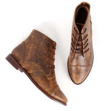 Cargar imagen en el visor de la galería, Botín Flat Chocolate