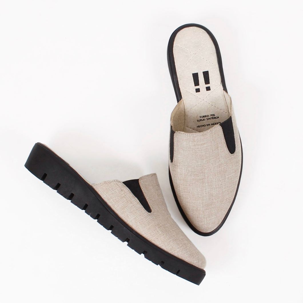 NUEVO Carrie beige plataforma (para entrega de 12 a 15 días)
